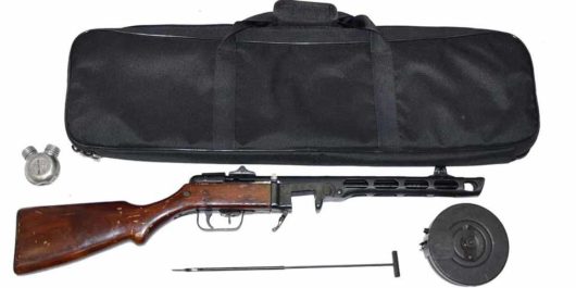 Охолощенный ППШ-СХ пистолет-пулемет Шпагина СХП, 10x31